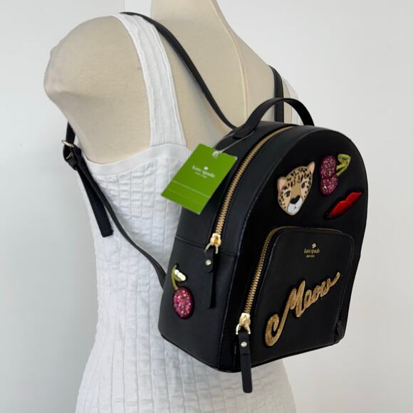 Kate Spade Run Wild Leopard Tomi Backpack with Matching Neda Wallet Ltd Edition main image 8